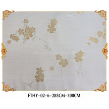 Feitex Green 3d Wall paper ,Textiles Wall Material ,Jacquard Fabric Wallpaper
